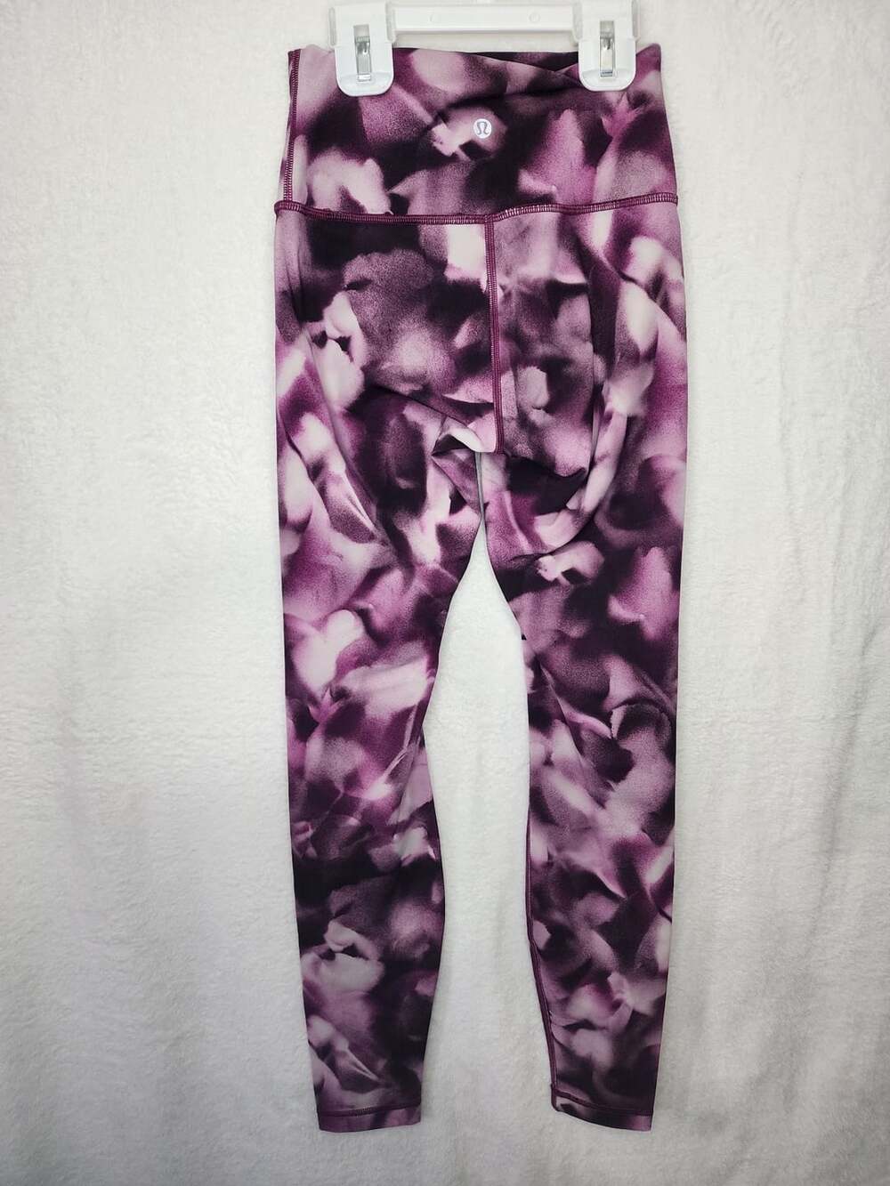 Lululemon Train Times 7/8 Pant Size 2 Blush Blossom Alpine Purple Leggings